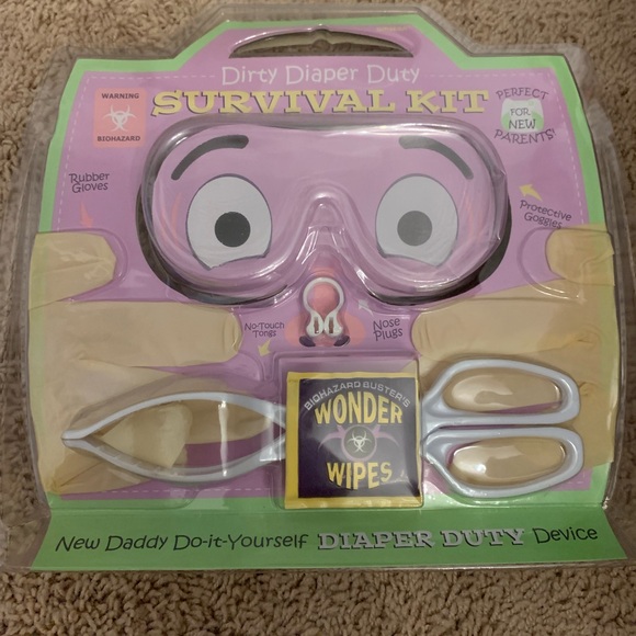 DIRTY DIAPER DUTY SURVIVAL KIT Gag Gift - Picture 1 of 2